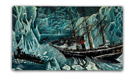 The Glacier TCG Playmat or XL Desktop Jankmats