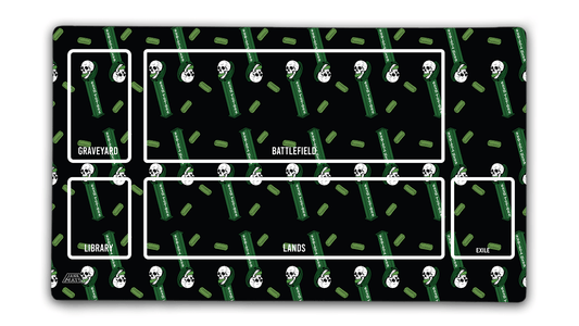 The Grim Pez Dispenser Learn to Play MTG Playmat Jankmats