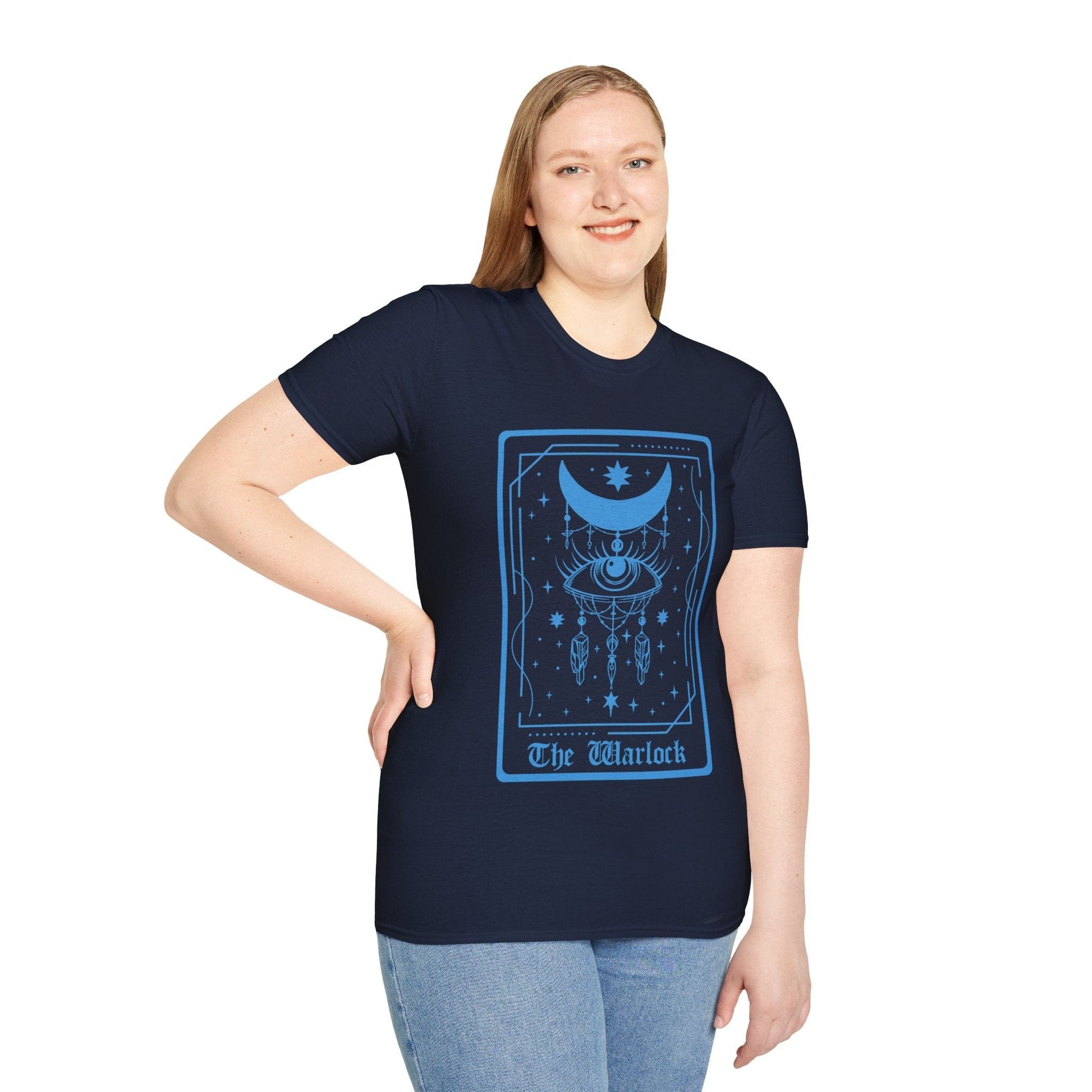 The Warlock Tarot Card T-Shirt Sunburst RPG