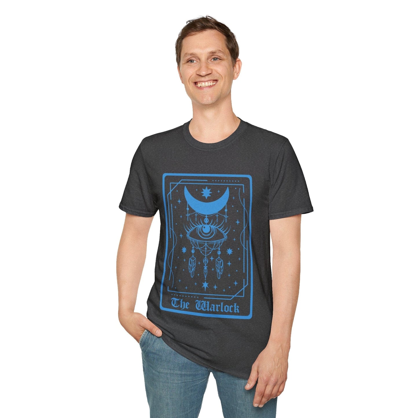 The Warlock Tarot Card T-Shirt Sunburst RPG