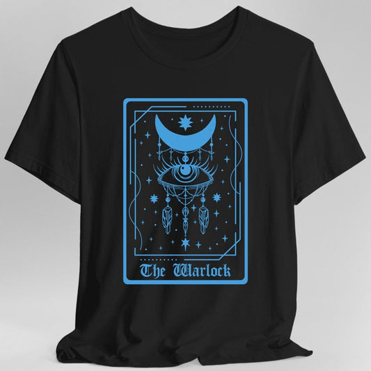 The Warlock Tarot Card T-Shirt Sunburst RPG