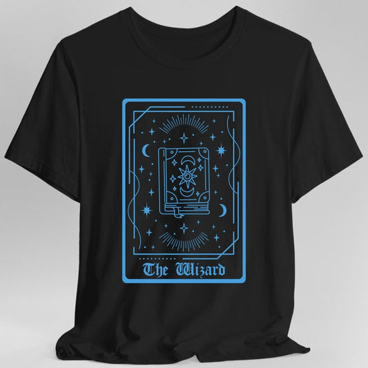 The Wizard Tarot Card T-Shirt Sunburst RPG