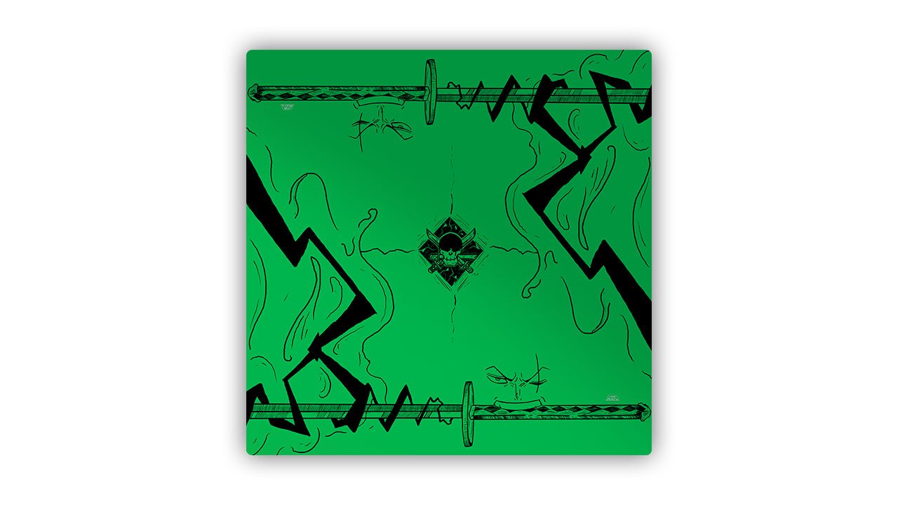 Triple-Blade Swordsman 2 Player Cloth Playmat Jankmats