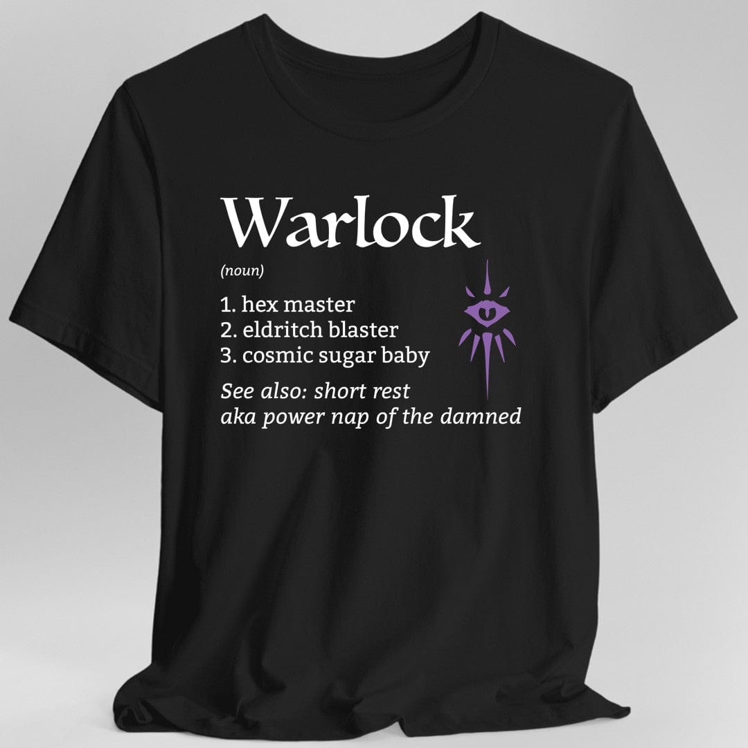 Warlock Class Definition D&D T-shirt Sunburst RPG