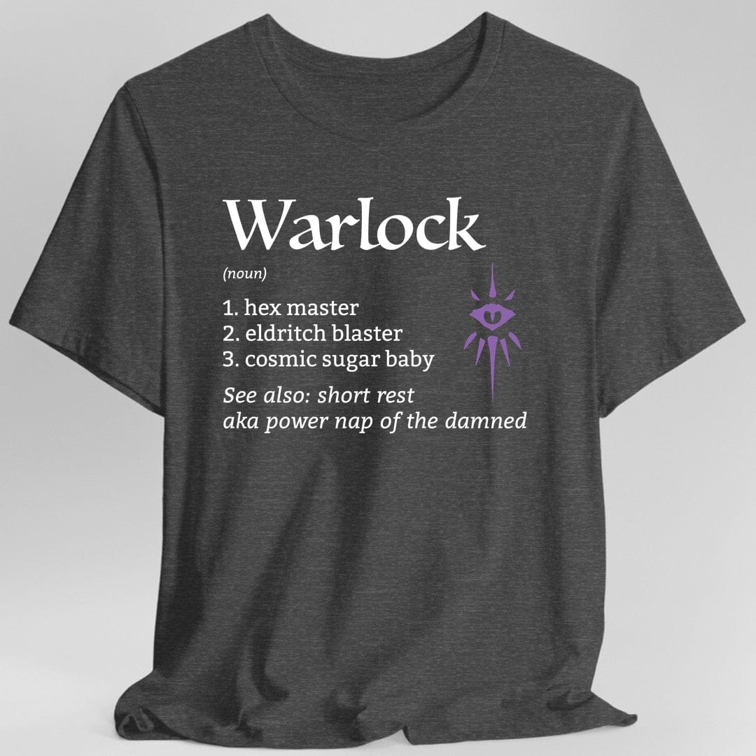 Warlock Class Definition D&D T-shirt Sunburst RPG