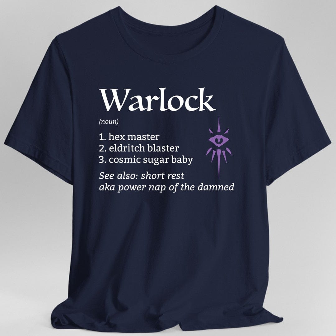 Warlock Class Definition D&D T-shirt Sunburst RPG