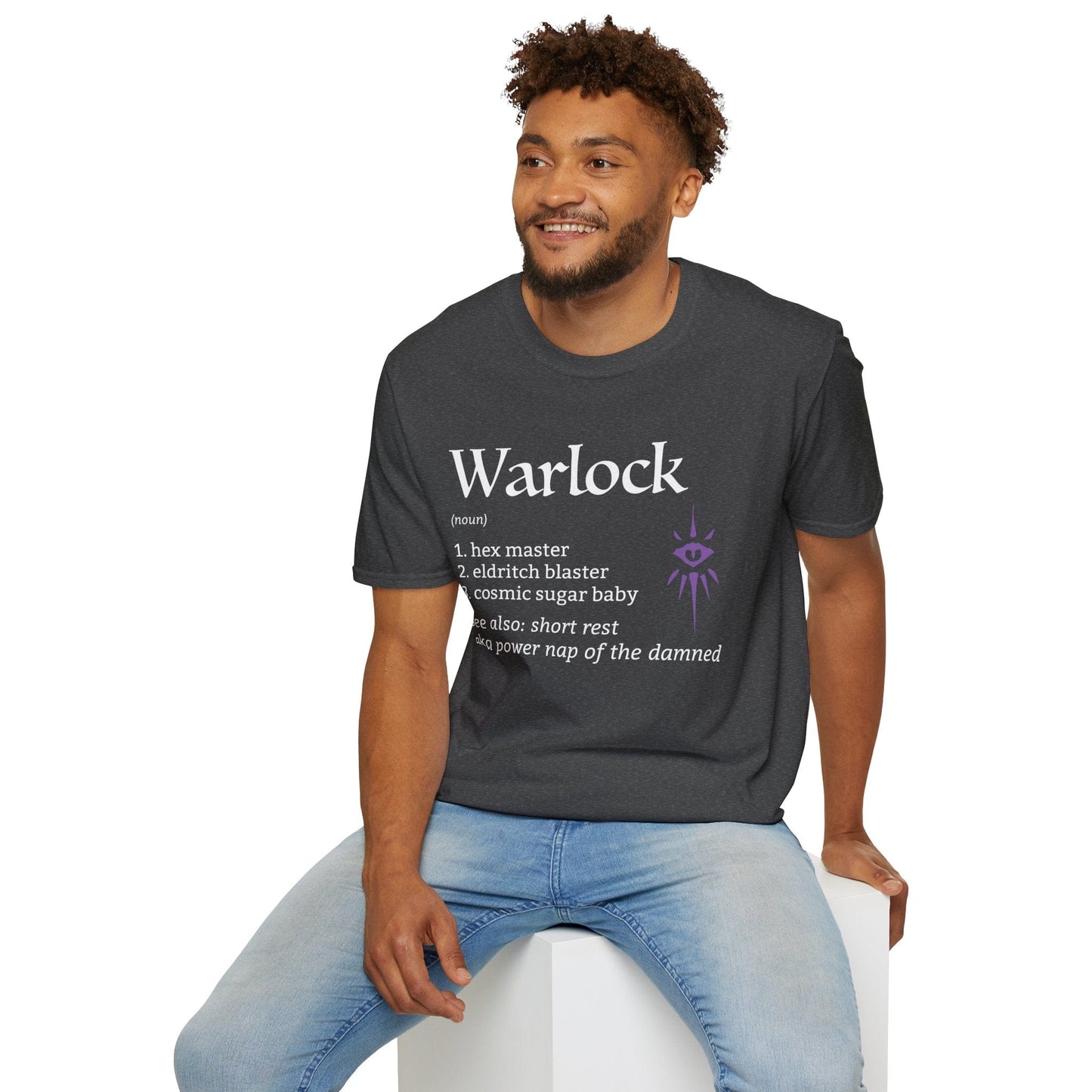 Warlock Class Definition D&D T-shirt Sunburst RPG