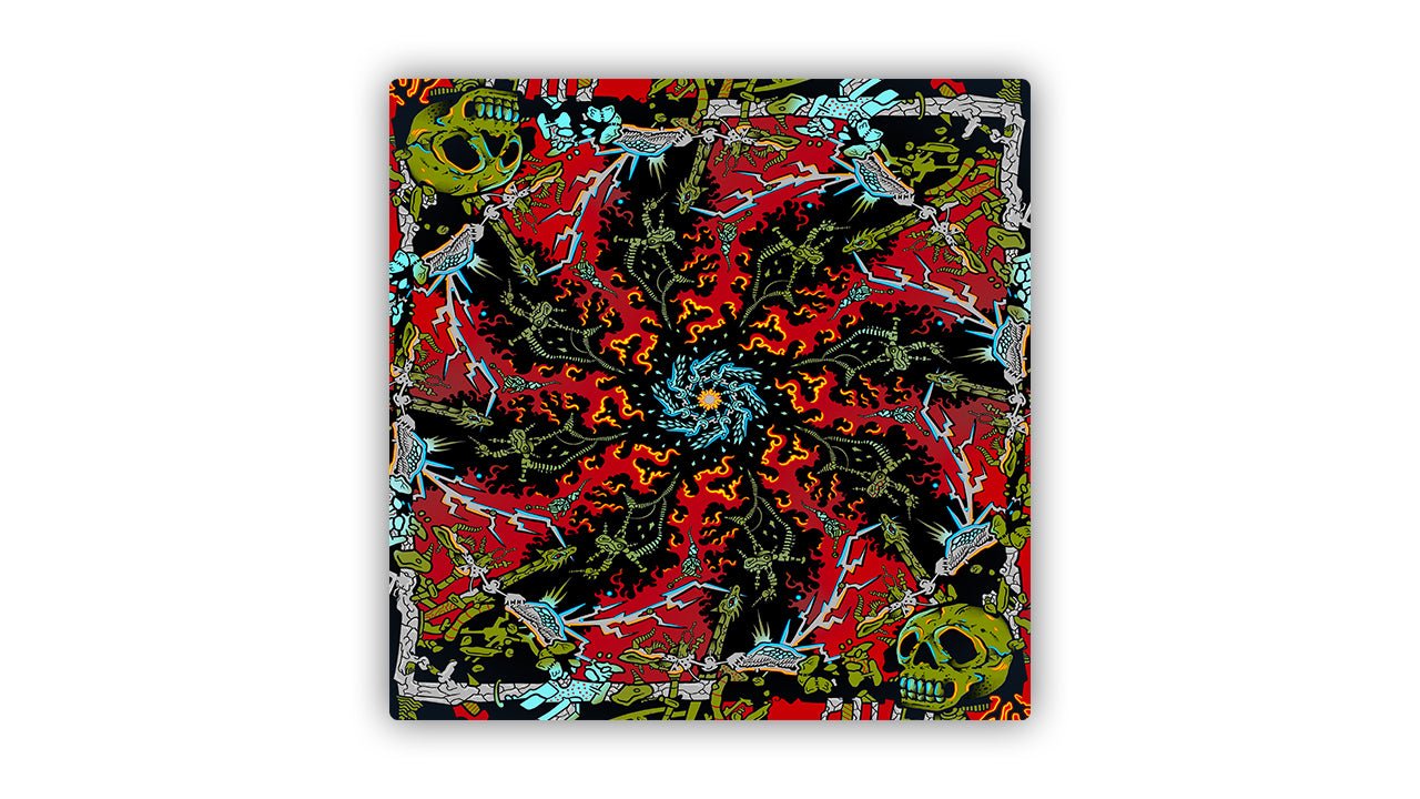 Wheel of Fire 2 Player Cloth Playmat Jankmats