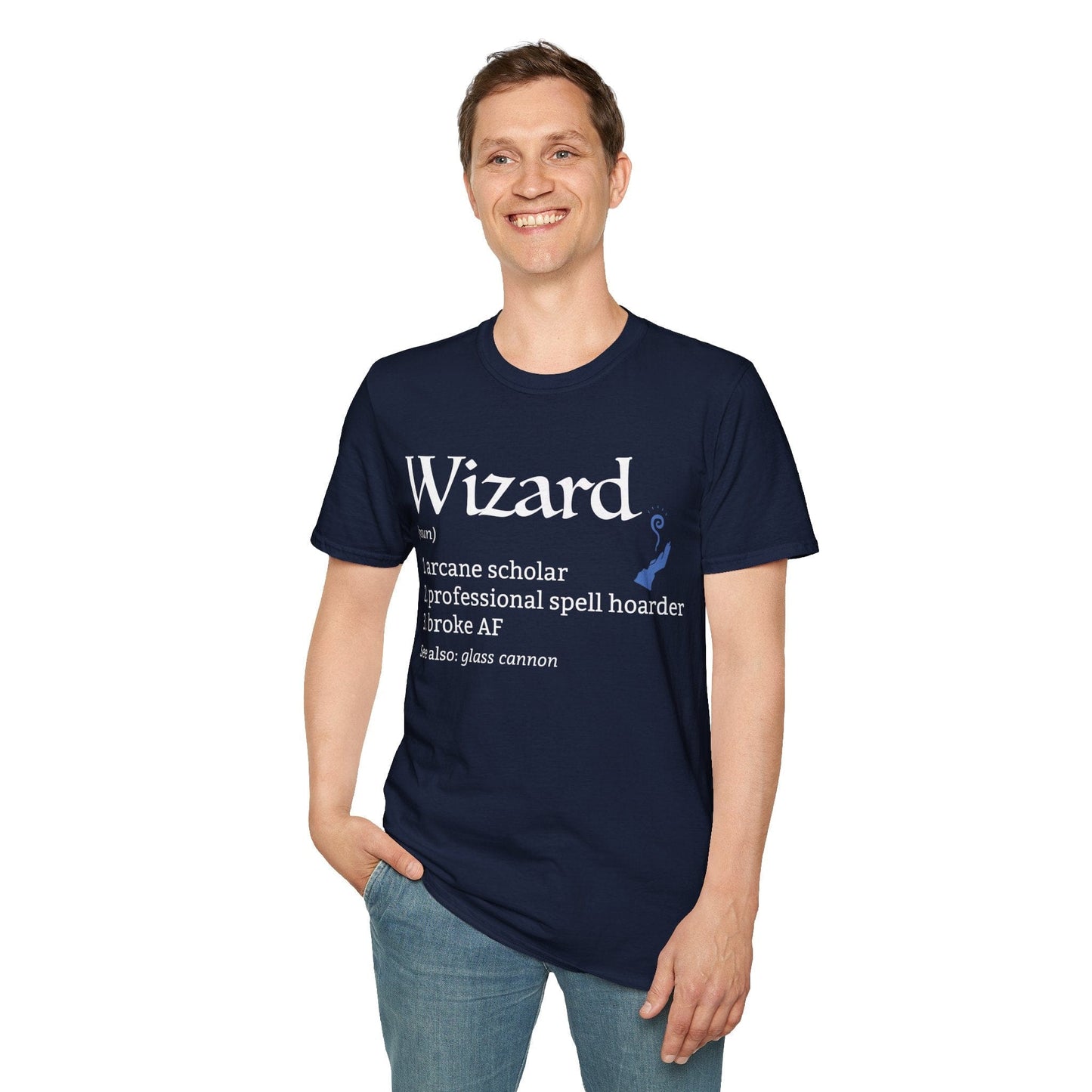 Wizard Class Definition D&D T-Shirt Sunburst RPG