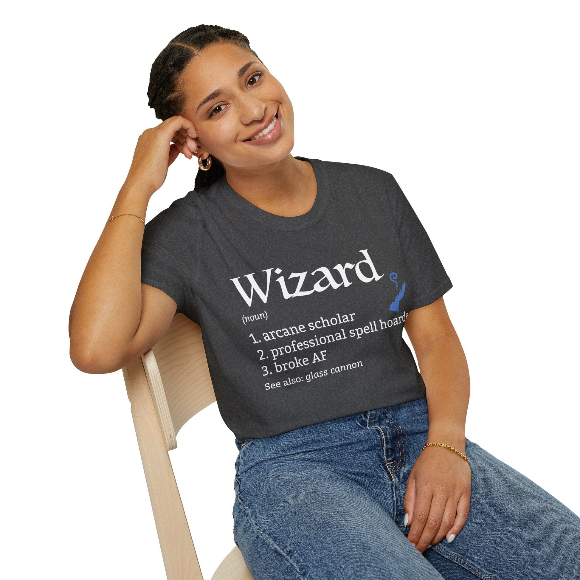 Wizard Class Definition D&D T-Shirt Sunburst RPG