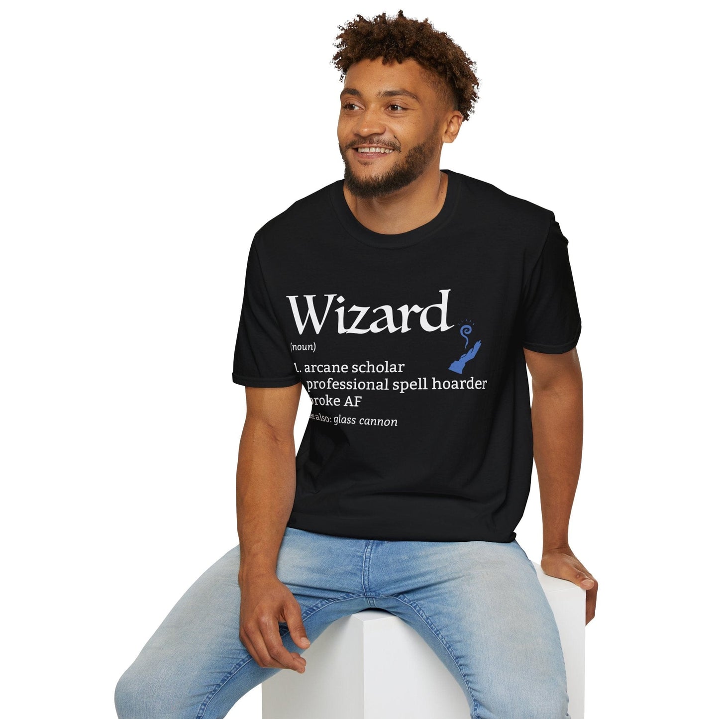 Wizard Class Definition D&D T-Shirt Sunburst RPG