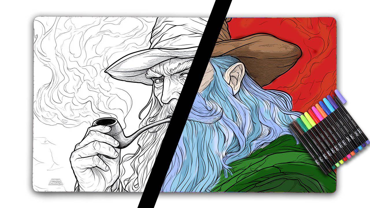 Wizard | Color Your Own Playmat Set Jankmats